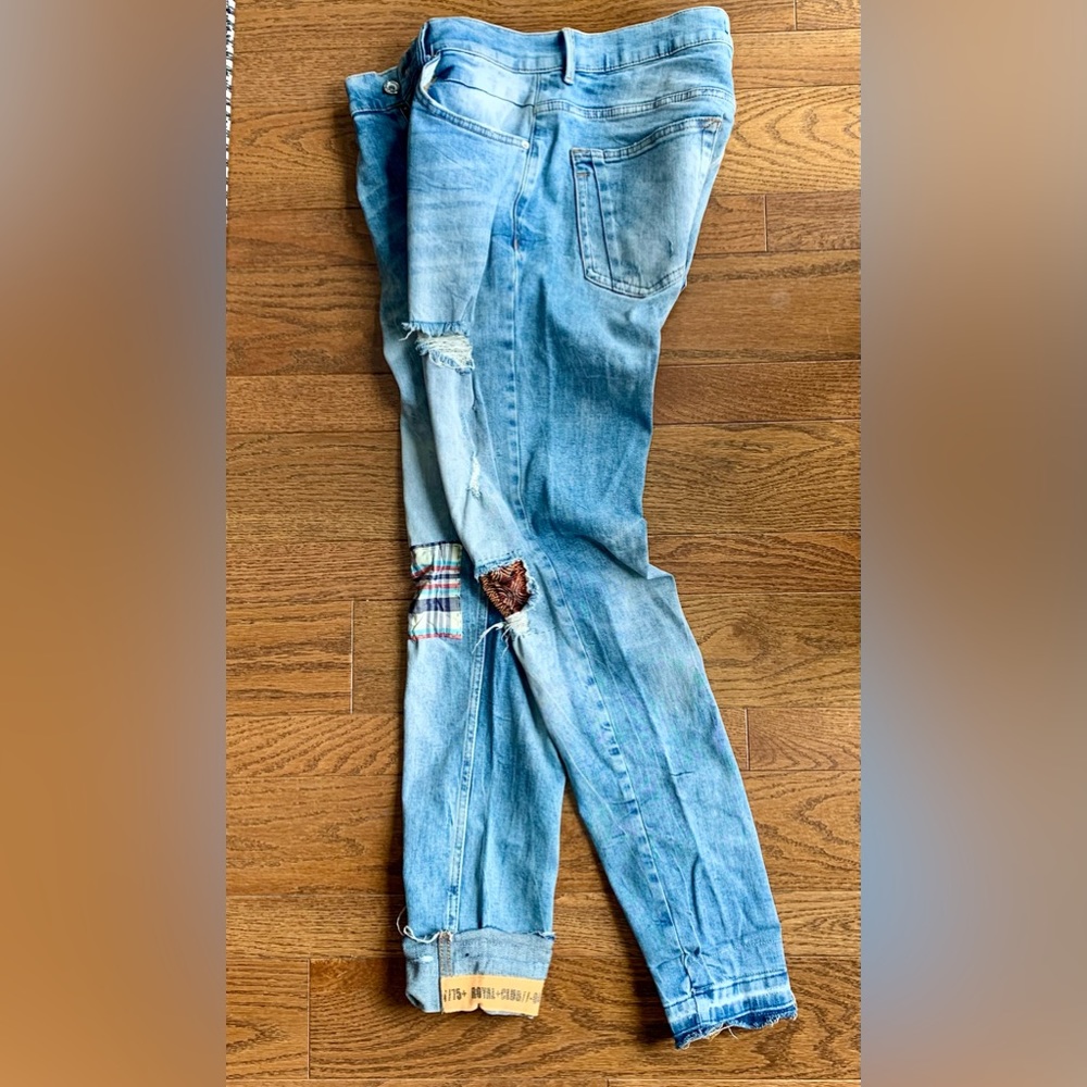 Zara Man distressed denim